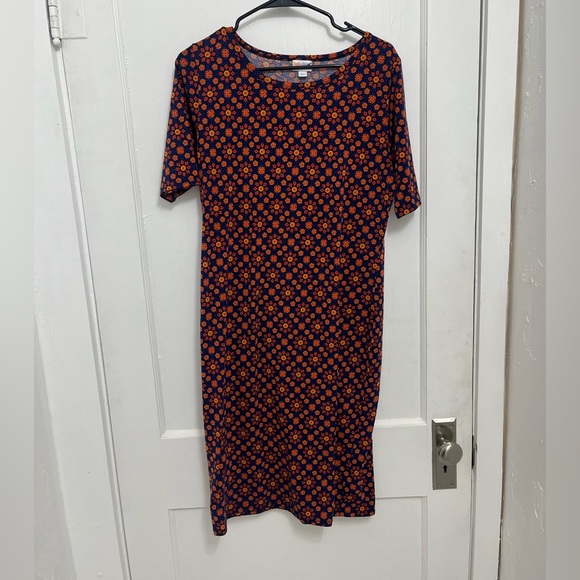 LulaRoe Women's Casual Print Dress - Picture 3 of 8